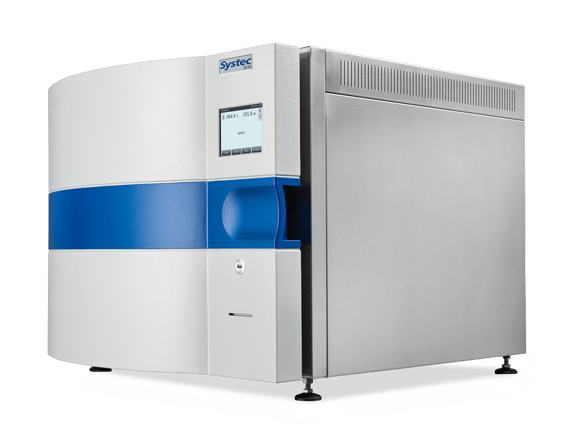 Horizontal Systec table-top autoclave DX series for all sterilisation processes