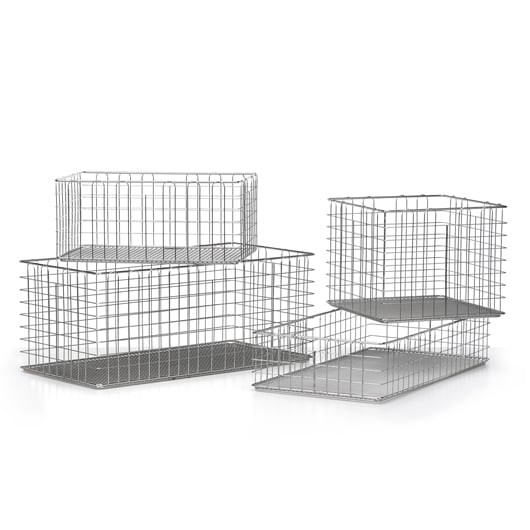 Accessories for table-top autoclaves: Loading baskets