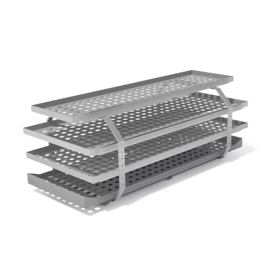 Autoclave accessories: Shelves