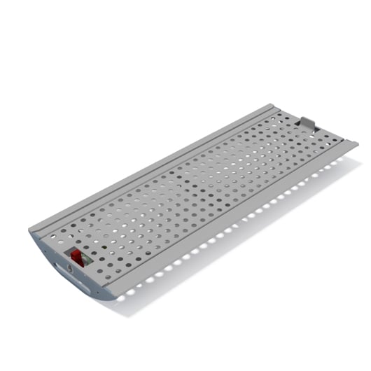 Autoclave accessories: rail system for easy loading and unloading