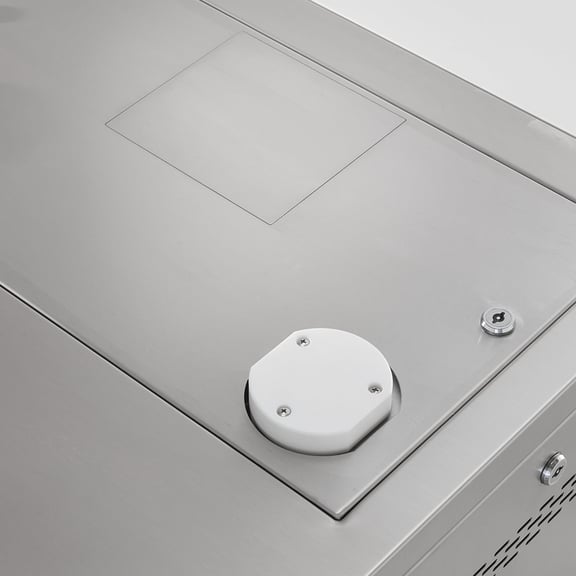 Exhaust air filtration in the autoclave for the sterilisation of hazardous substances