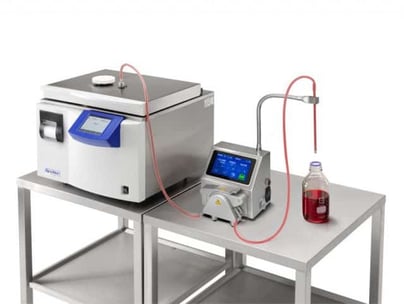 Peristaltic pump - peristaltic pump for precise media filling