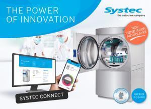 Systec Connect software package for Systec HX series autoclaves