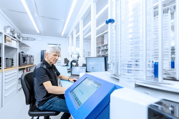 Working at Systec: Laboratory workstation