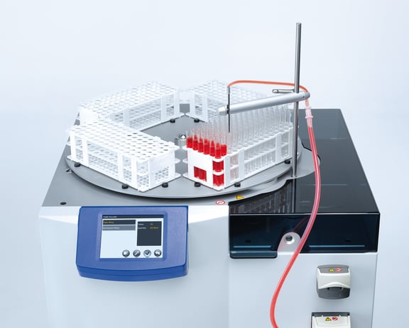 Systec Mediafill: Flexible conversion to a tube filler for test tube filling