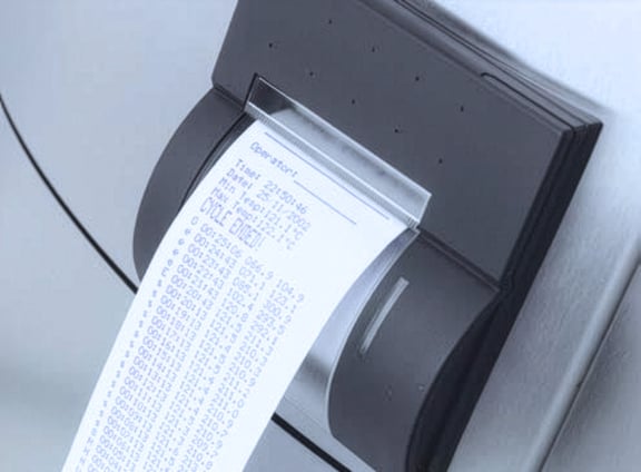 Systec media preparation: Integrated printer for process documentation of culture media production