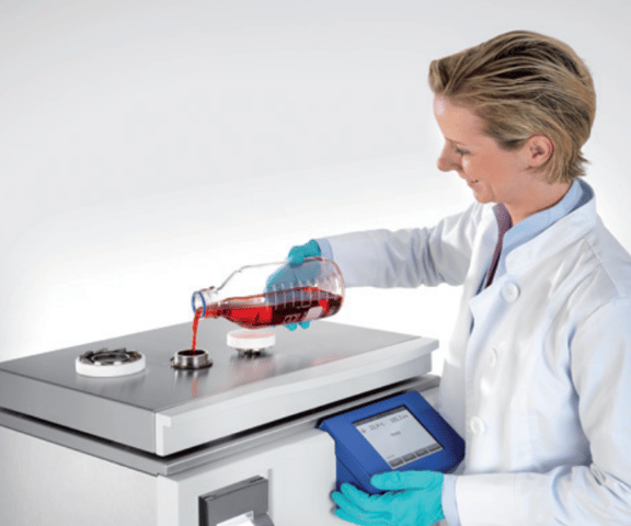 Safe media preparation: sterile addition of additives with Systec media preparators
