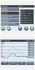 Systec Mediaprep touch screen